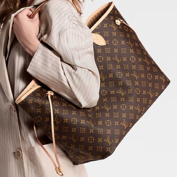 Wow! Authentic Huge LOUIS VUITTON NEVERFULL GM Monogram Tote - Picture 1 of 13